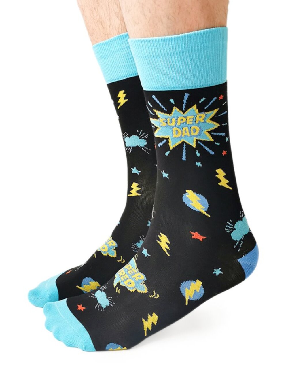 Men's Uptown Sox Crew Socks NWT - Super Dad Socks